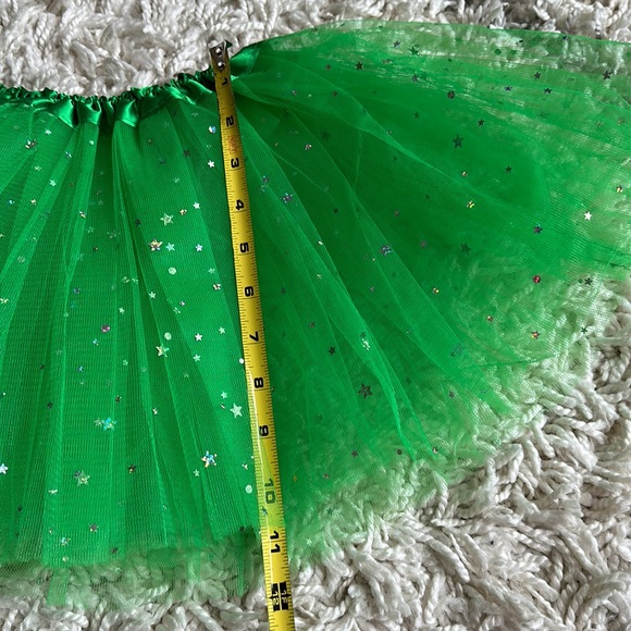Green Tutu Skirt Star Gurl Size Small - Picture 10 of 11